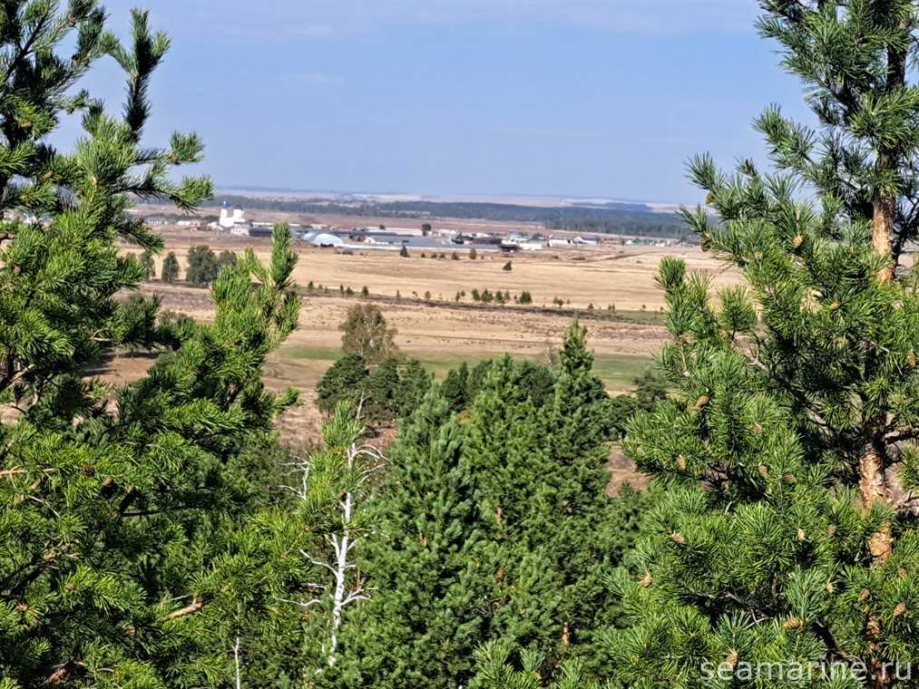 Виды с вершины на Великопетровку